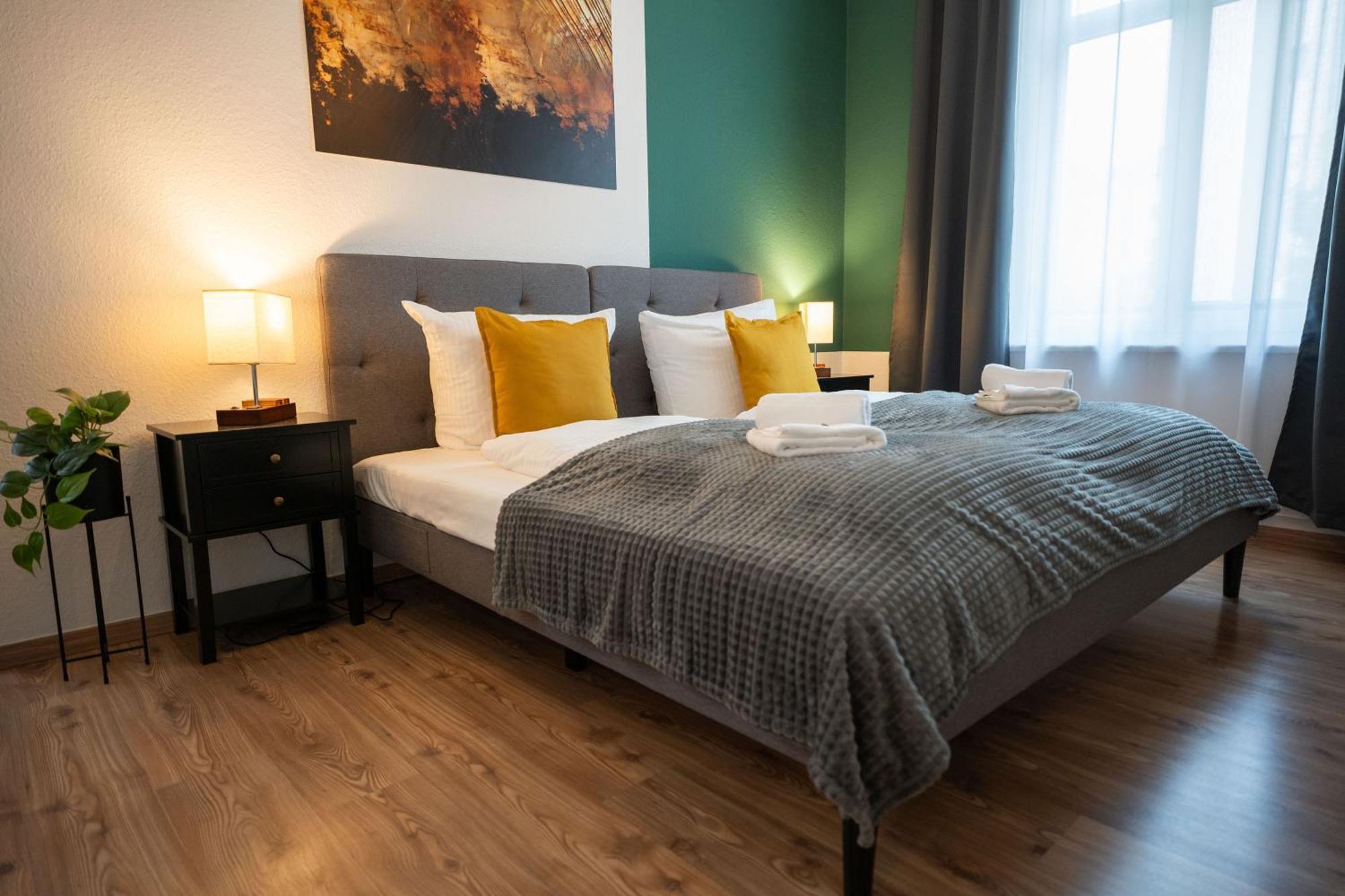 T21 - Apartment Direkt Im Zentrum Mit Parkplatz Chemnitz Exterior foto