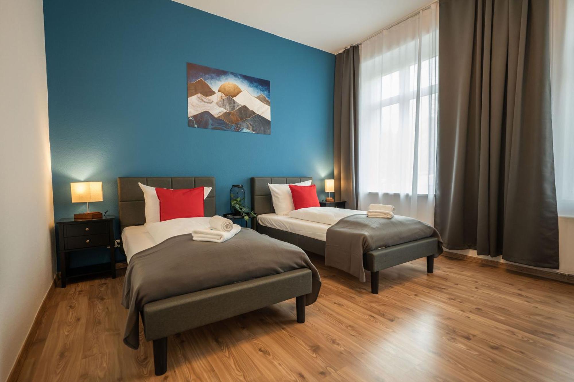 T21 - Apartment Direkt Im Zentrum Mit Parkplatz Chemnitz Exterior foto